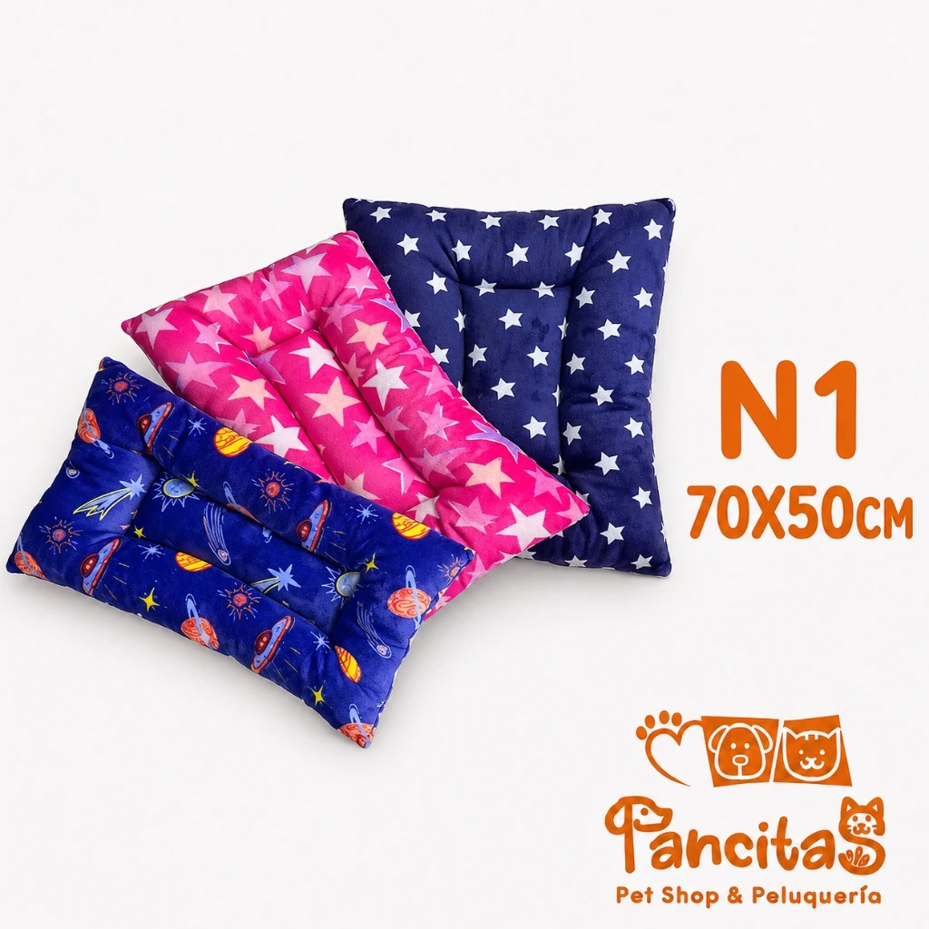 COLCHONETA POLAR ESTAMPADO N1 70x50cm