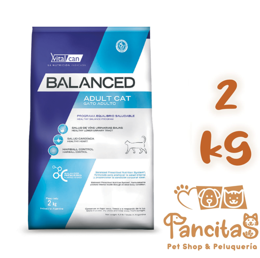 [VC] VITAL CAN BALANCED  CAT ADULT 2KG PROMO