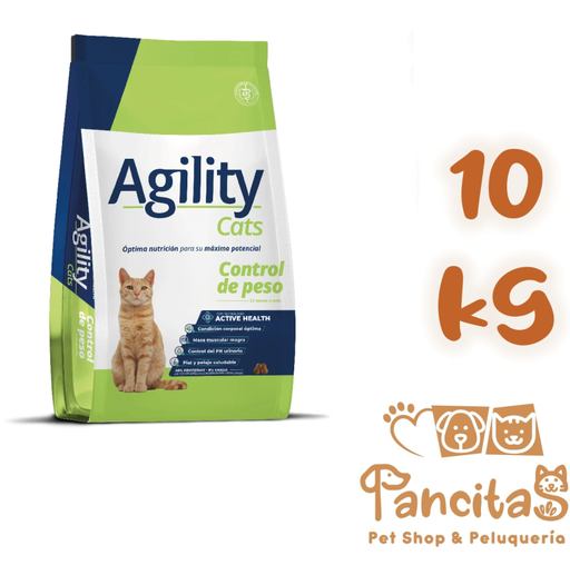 AGILITY CAT CONTROL DE PESO 10KG