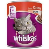 WHISKAS CAT LATA ALIMENTO HUMEDO PATE DE CARNE promo 5+1