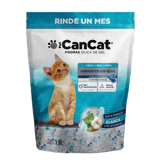 PIEDRITAS SILICAS CANCAT CLASICAS 3,8L