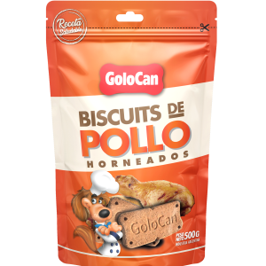 [GC] GOLOCAN BOCADITOS BISCUITS DE POLLO 500 GR