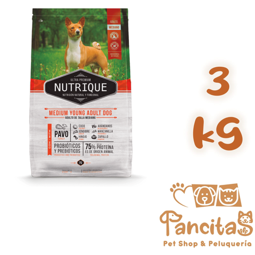 NUTRIQUE DOG ADULT MEDIUM 3KG