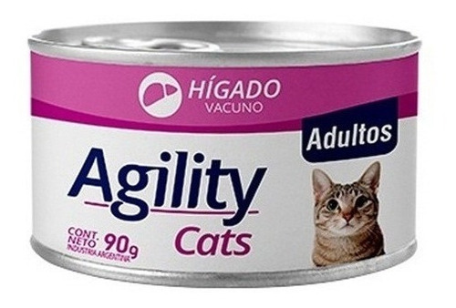 AGILITY CAT LATA ALIMENTO HUMEDO HIGADO 90GR