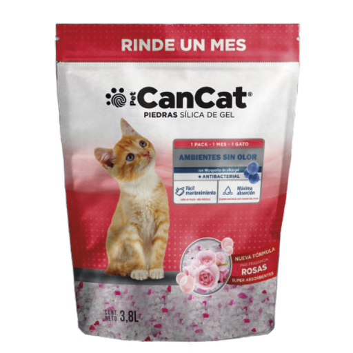 PIEDRITAS SILICAS CANCAT ROSAS 3,8L