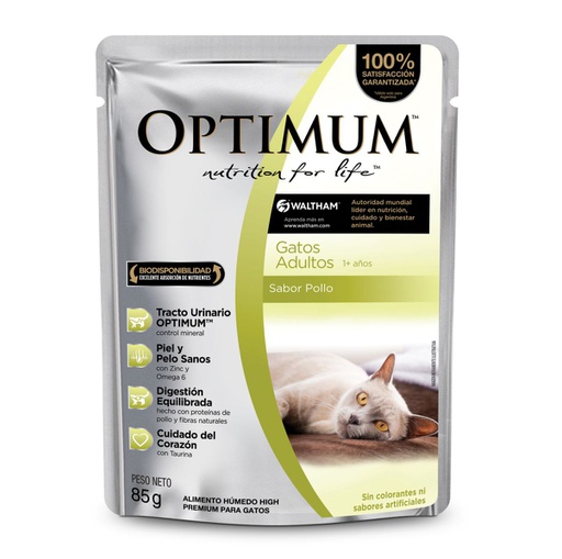 OPTIMUM POUCH CAT AD POLLO PROMO 5+1