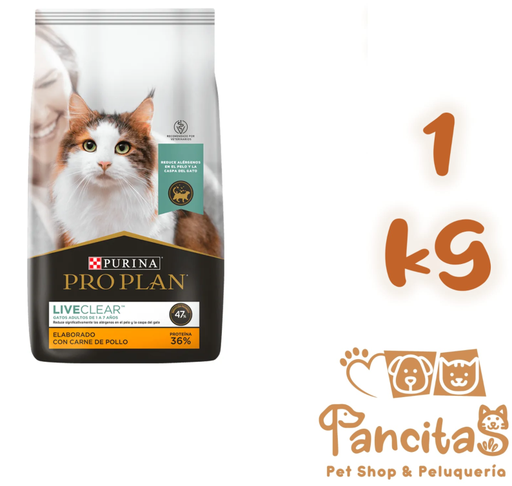 [PP] PRO PLAN CAT ADULT LIVE CLEAR (ALERGIA) 1KG