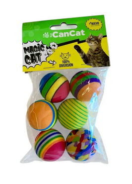 [RP368] JUGUETE GATO CANCAT SMART PELOTA MINI X6