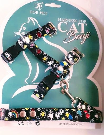 [BENJI] ARNES REGULABLE PARA GATO/PERRO CH CON CORREA