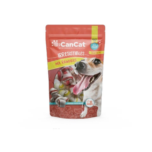 [359] CANCAT HUESOS CON TIRITA MIX PACK X10
