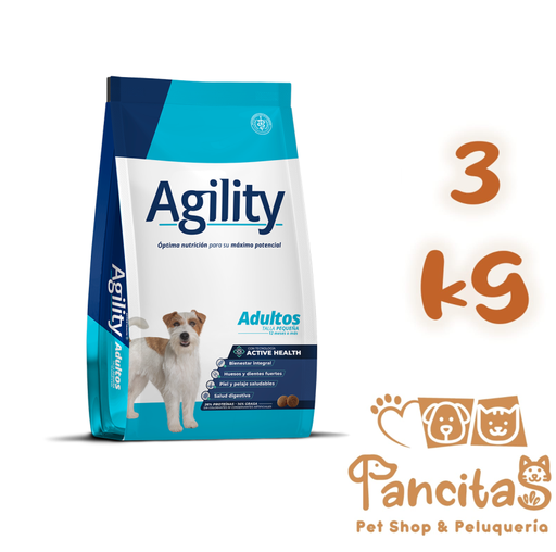 AGILITY DOG ADULTO RAZAS PEQUEÑAS 3KG