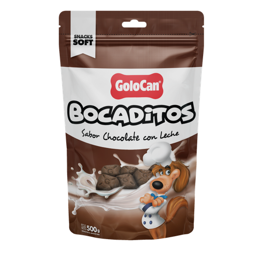 [GC] GOLOCAN BOCADITOS SABOR CHOCOLATE CON LECHE 500GR