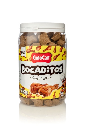 [GC] GOLOCAN BOCADITOS 2 KG SABOR POLLO (242 BOMBONES)