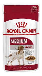 ROYAL CANIN POUCH DOG MEDIUM ADULTO 140GR PROMO 5+1