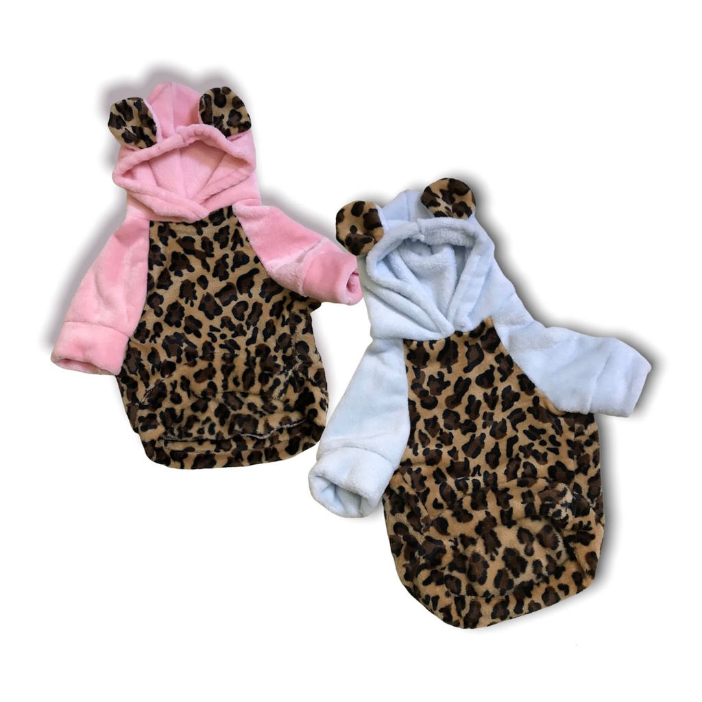 HW BUZO CON OREJAS ANIMAL PRINT