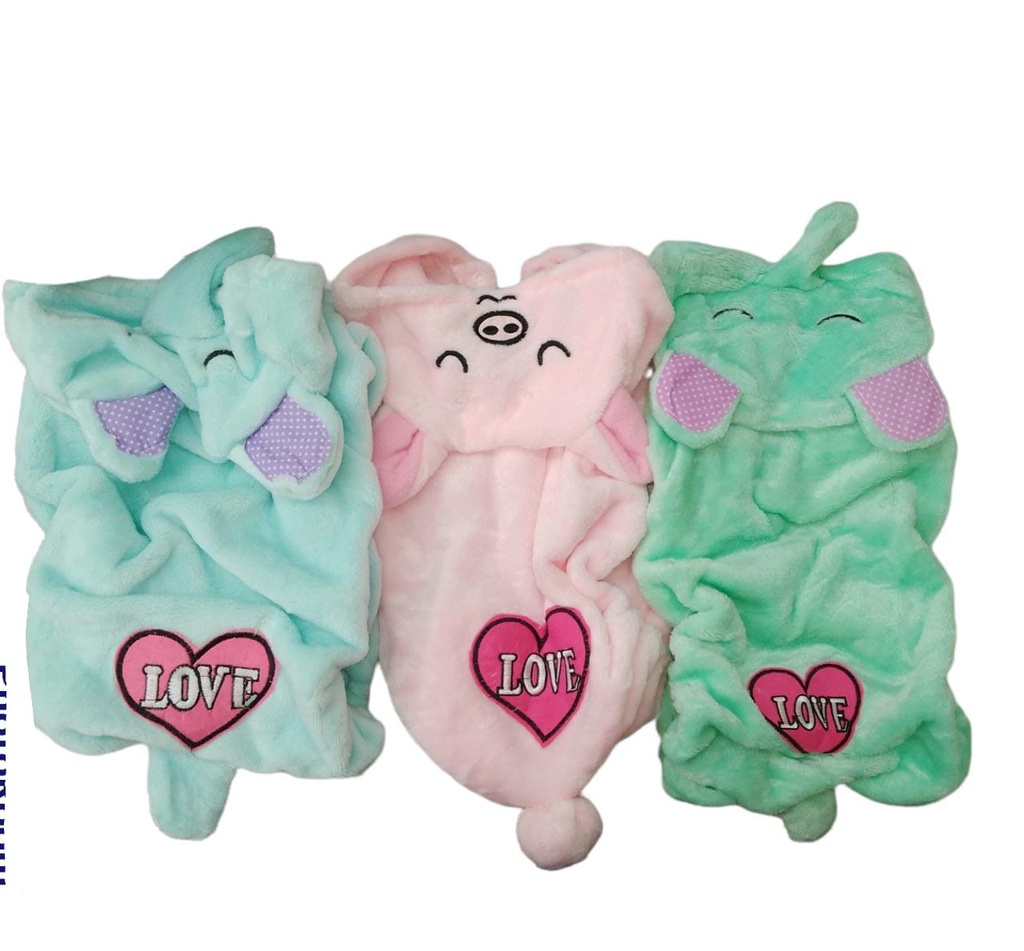 TRAJE CUATRO PATAS LOVE DE PLUSH