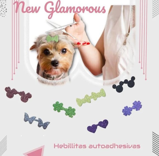 HEBILLA AUTOADHESIVA NEW GLAMOROUS X UNIDAD