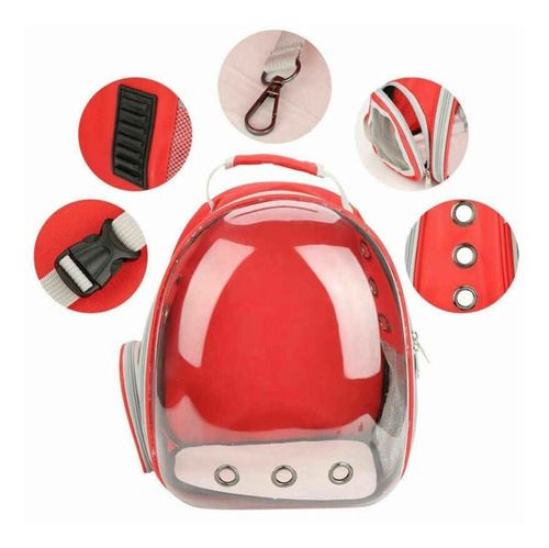 [6144] MOCHILA TRANSPORTADORA CAPSULA LISA 42x33x22