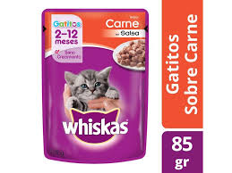 WHISKAS POUCH GATITO CARNE SALSA PROMO 5+1