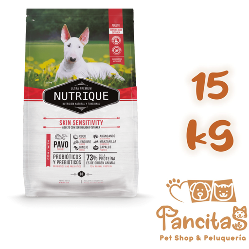 NUTRIQUE DOG MEDIUM SKIN SENSITIVITY PAVO 15KG