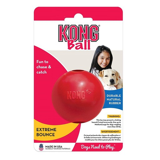 [08560] KONG PELOTA CLASSIC ROJA GRANDE