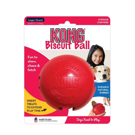 [11413] KONG PELOTA PARA BOCADITOS - BISCUIT BALL GRANDE