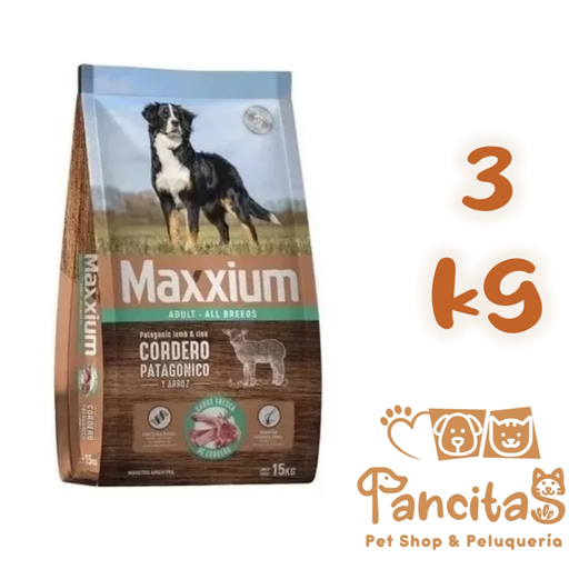 MAXXIUM DOG ADULT CORDERO Y ARROZ 3KG