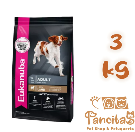 EUKANUBA CORDERO ADULTO MEDIUM 3KG PROMO