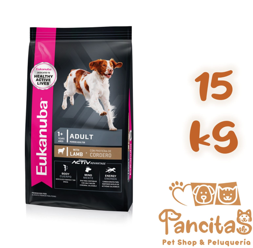 EUKANUBA CORDERO ADULTO MEDIUM 15KG PROMO