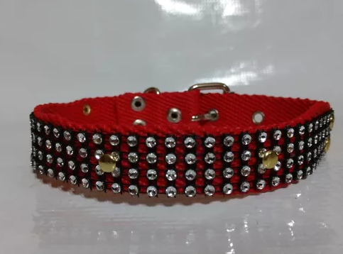 COLLAR NYLON STRASS