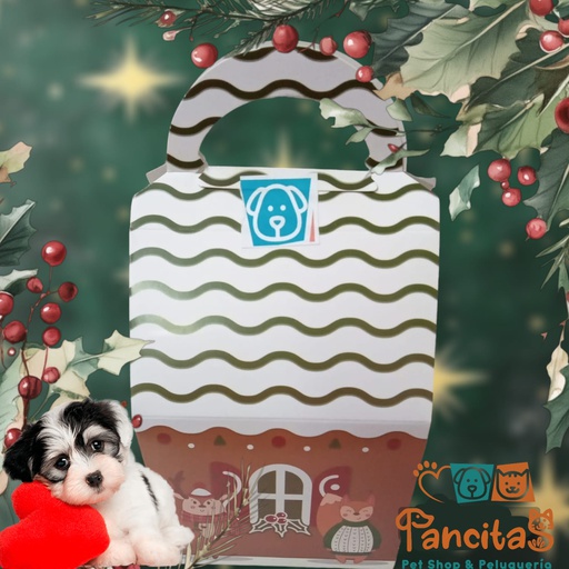 CAJA NAVIDAD PERRO