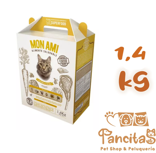MON AMI HUMAN ADULTO GATO 1,4KG
