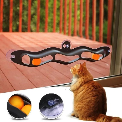 [24825] TRACK BALL JUGUETE GATO PARA CON VENTOSAS