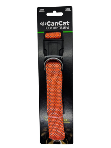[RN459] CANCAT COLLAR NARANJA L 2,5 x 45 A 70 CM