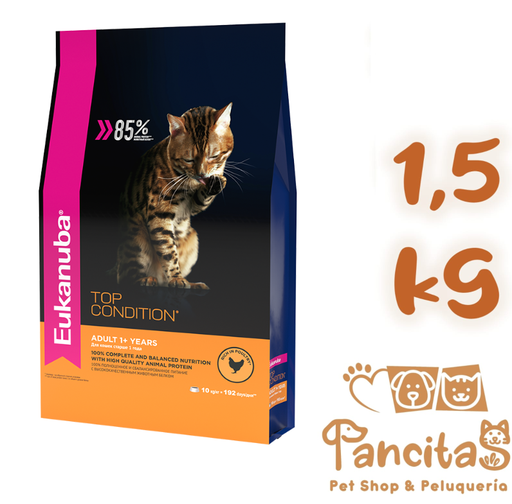 EUKANUBA CAT ADULT TOP CONDITION 1,5KG PROMO