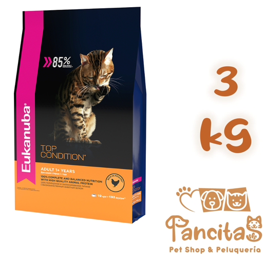 EUKANUBA CAT ADULT TOP CONDITION 3KG PROMO