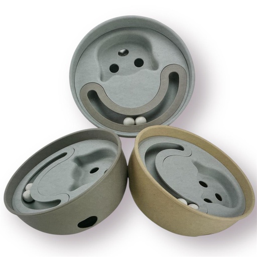 [25104] COMEDERO BOWL INTERACTIVO COMELENTO VAIVEN ACERO INOX