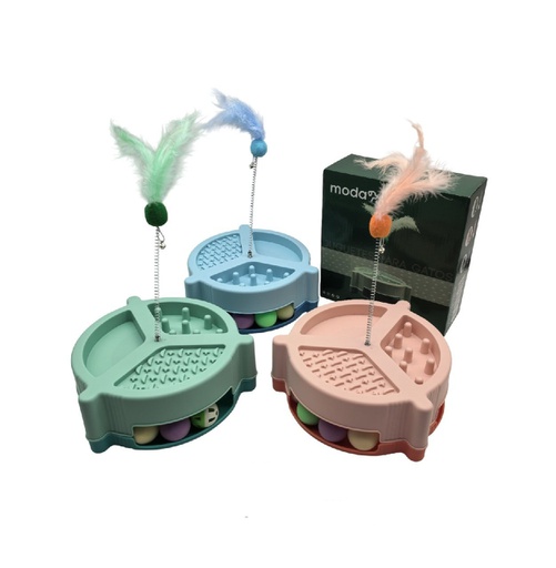 [25296] COMEDERO COMELENTO GATO INTERACTIVO