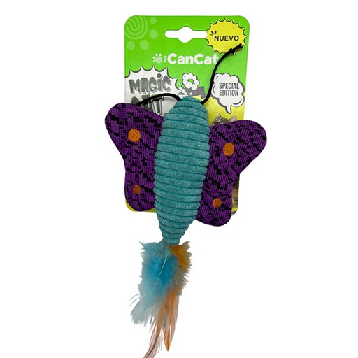 [RP366] Mariposa Con Pluma 11 X 11CM