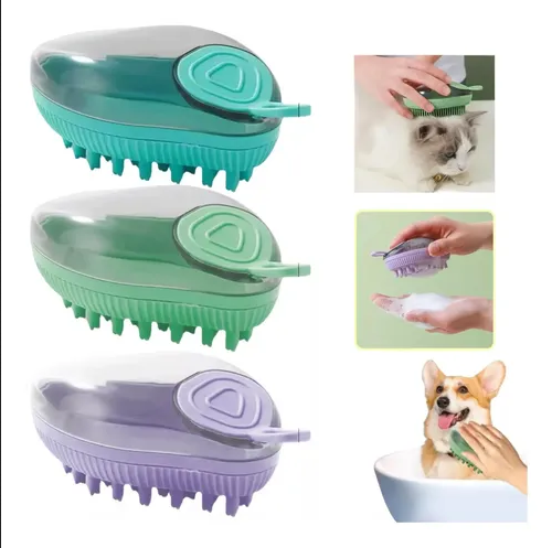 [25295] CEPILLO MASAJEADOR PARA BAÑO RELLENABLE