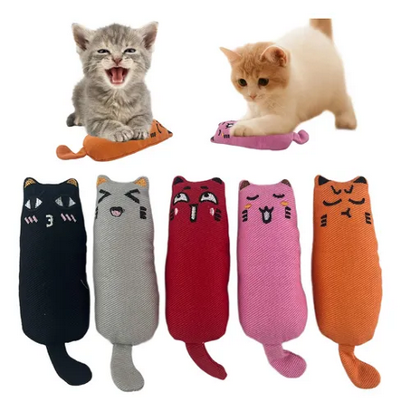 [25187] PELUCHE DE GATO CON CATNIP 16X6