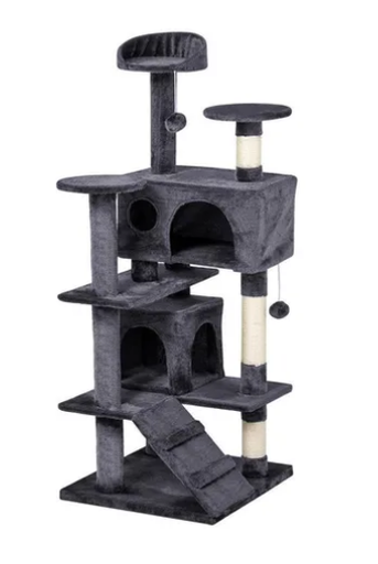 [PT06-GROS] RASCADOR TORRE 5 PISOS 1 RAMPA 2 CUEVAS 1 CAMA48x48x132cm.